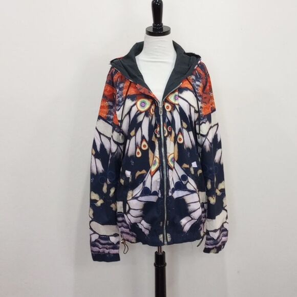 Givenchy Multicolor Print Hooded Zip Front Jacket - XXL - Picture 2 of 13